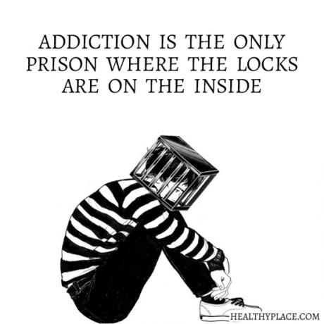 Citation sur les dépendances - La dépendance est la seule prision où les verrous sont à l'intérieur.