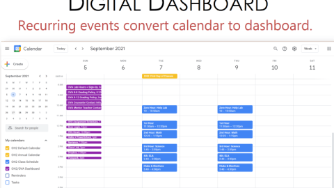 tableau de bord numérique par www.studyskills.com