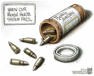 Bien que les auteurs de violence armée puissent être mentalement malades, cela ne signifie pas qu'ils souffrent d'une maladie mentale diagnosticable. Pourquoi la distinction est-elle importante? Lis ça.