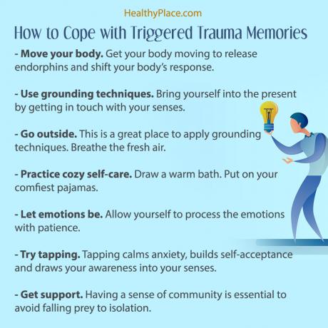 Comment faire face aux souvenirs de traumatismes déclenchés.